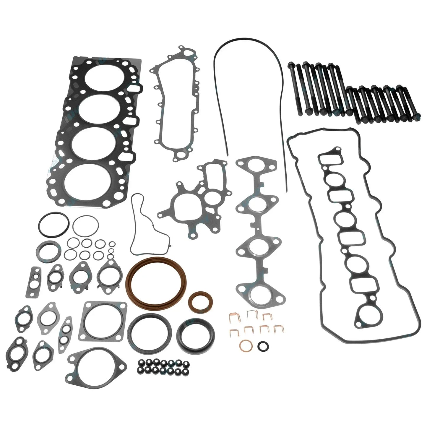 Full Engine Gasket Kit + Head Bolt Set for Hilux KUN16 KUN26 4cyl 3.0L 1KD-FTV