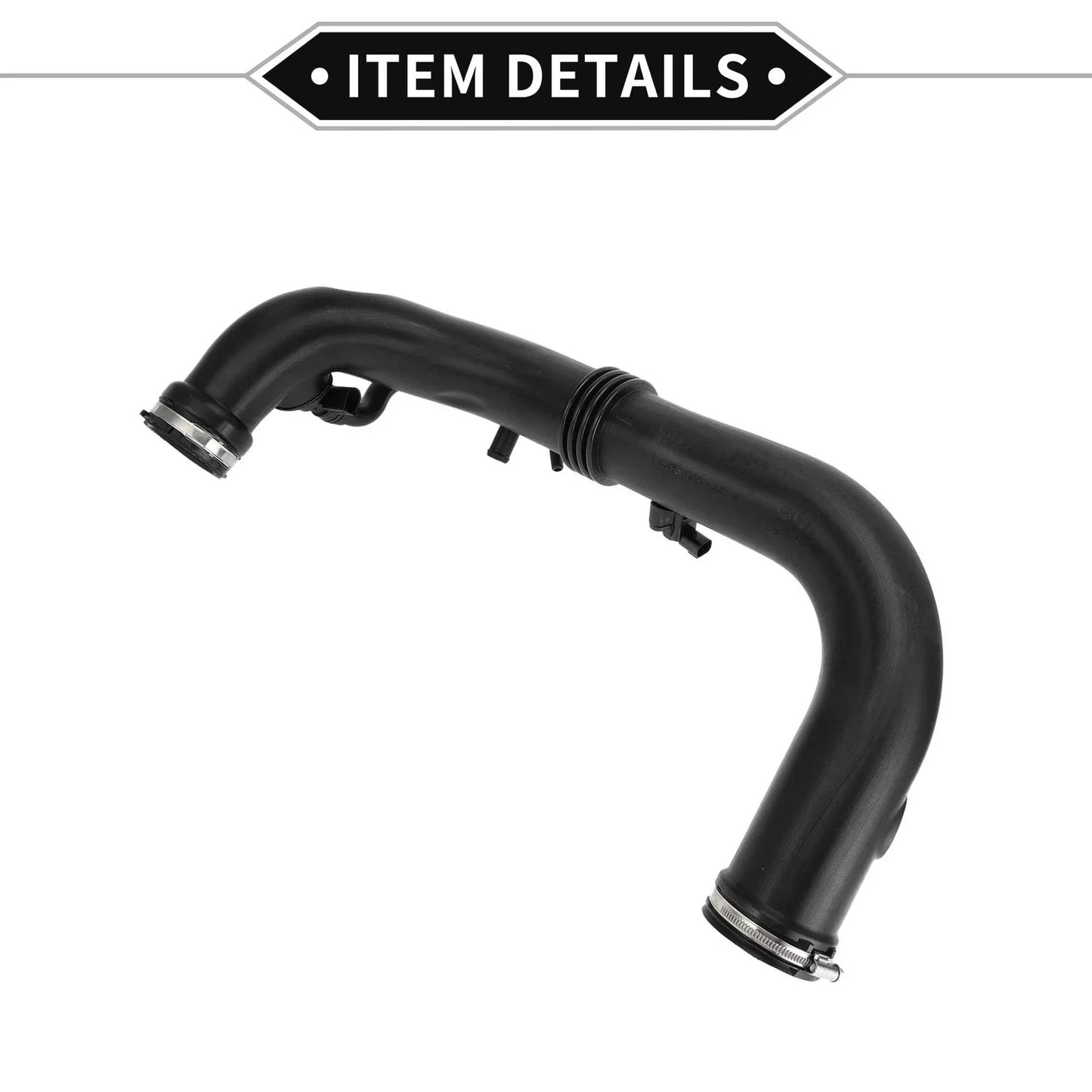 Intake Hose for Mercedes-Benz W204 2012-2015, Black, 2 x Compatible Parts