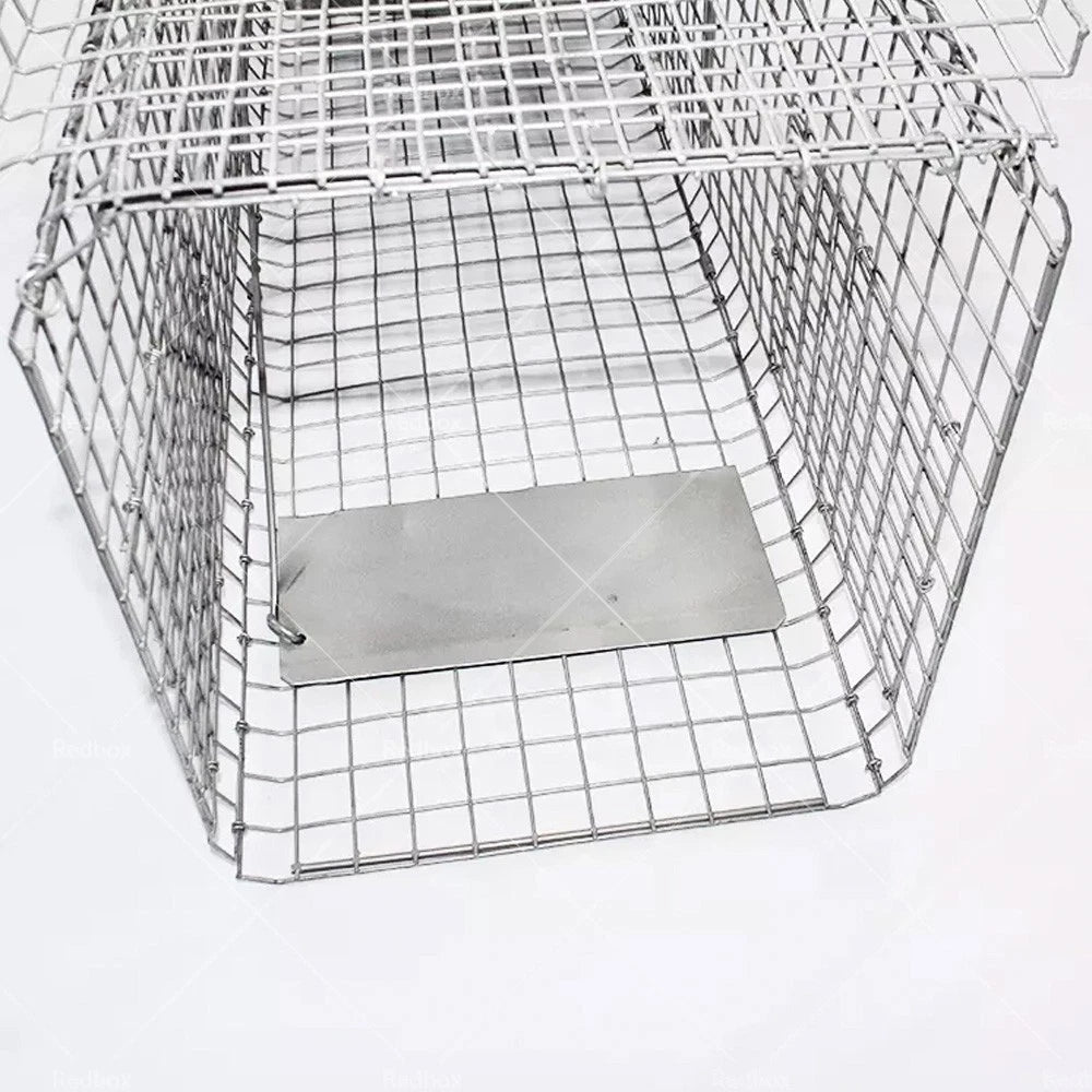Humane Animal Cage Trap for Possum, Rabbit, Cat, Rat, Fox, Koala (79-28-33cm)