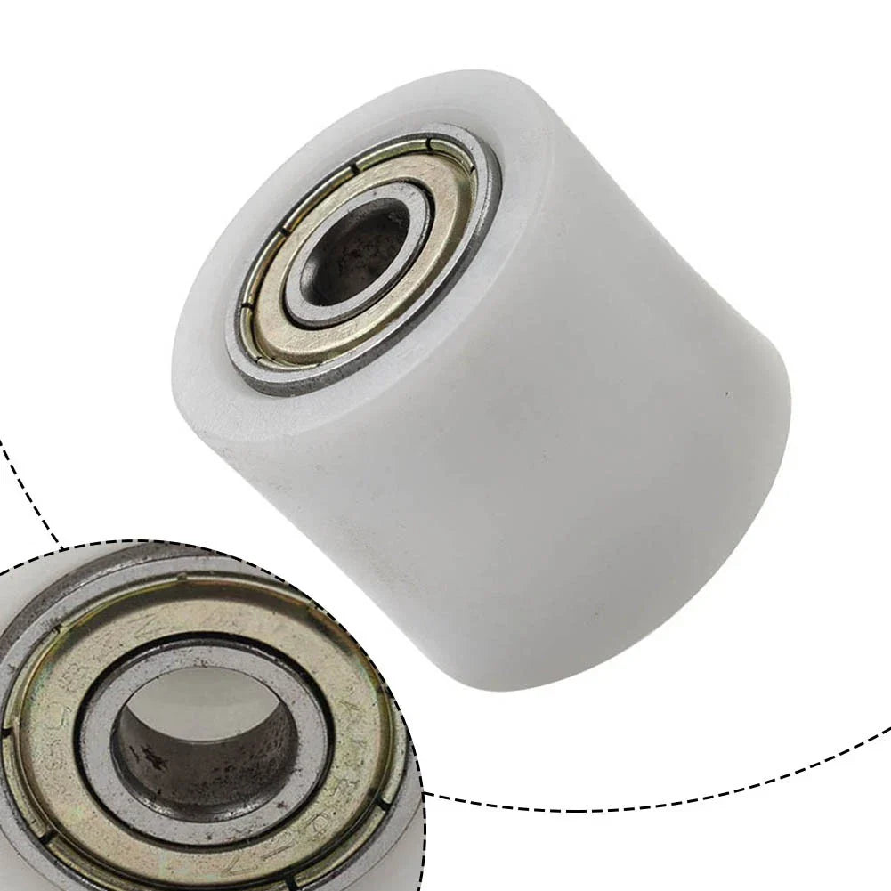 8MM Drive Chain Pulley Tensioner Wheel for Street Bike - White