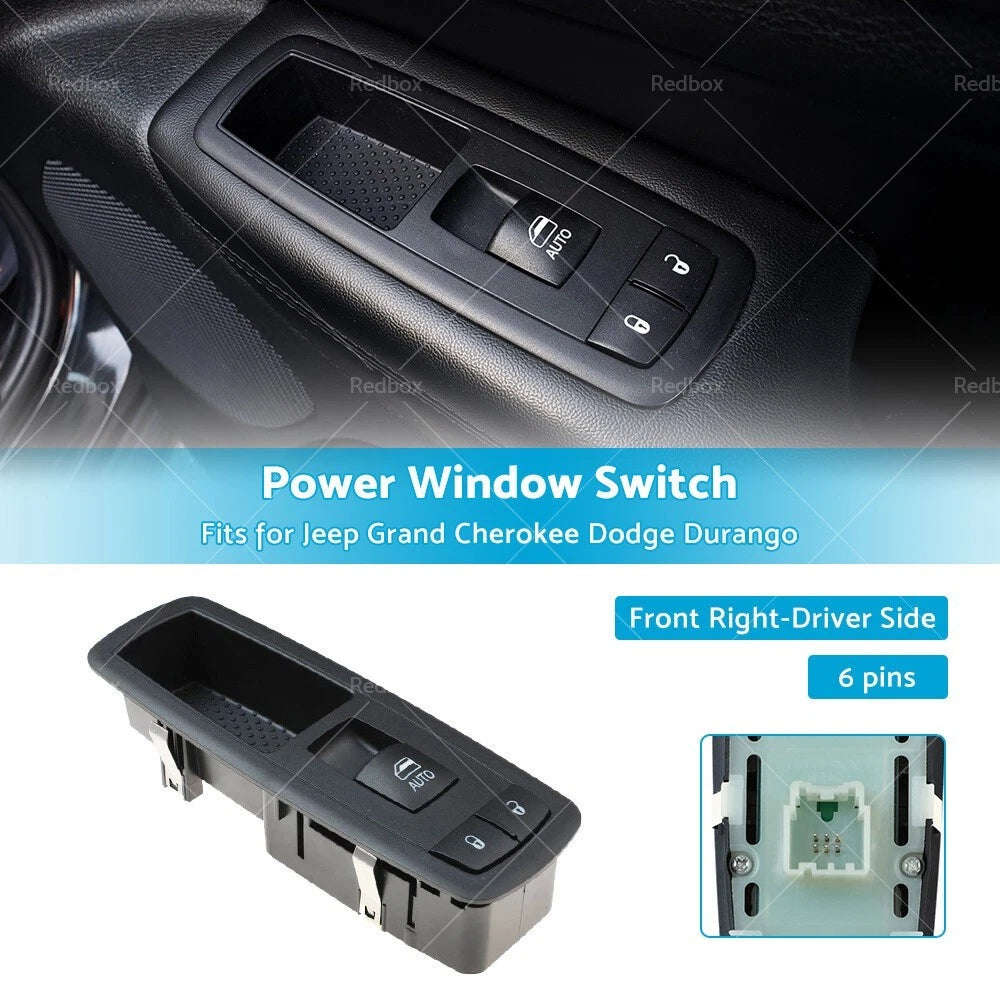 Master Power Window Switch for Jeep Grand Cherokee, Dodge Durango (1999-2023)