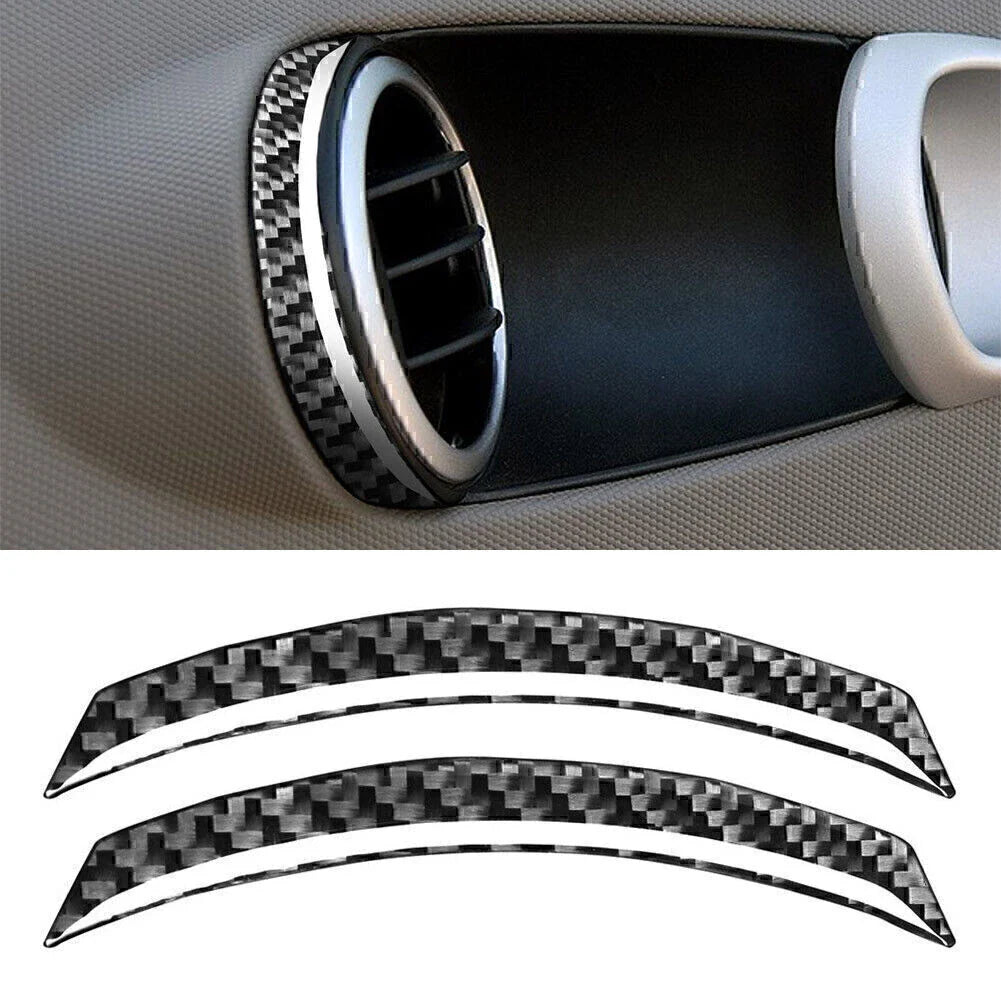 Carbon Fiber Interior Door Air Condition Frame Trim for Nissan 350Z (2003-09)