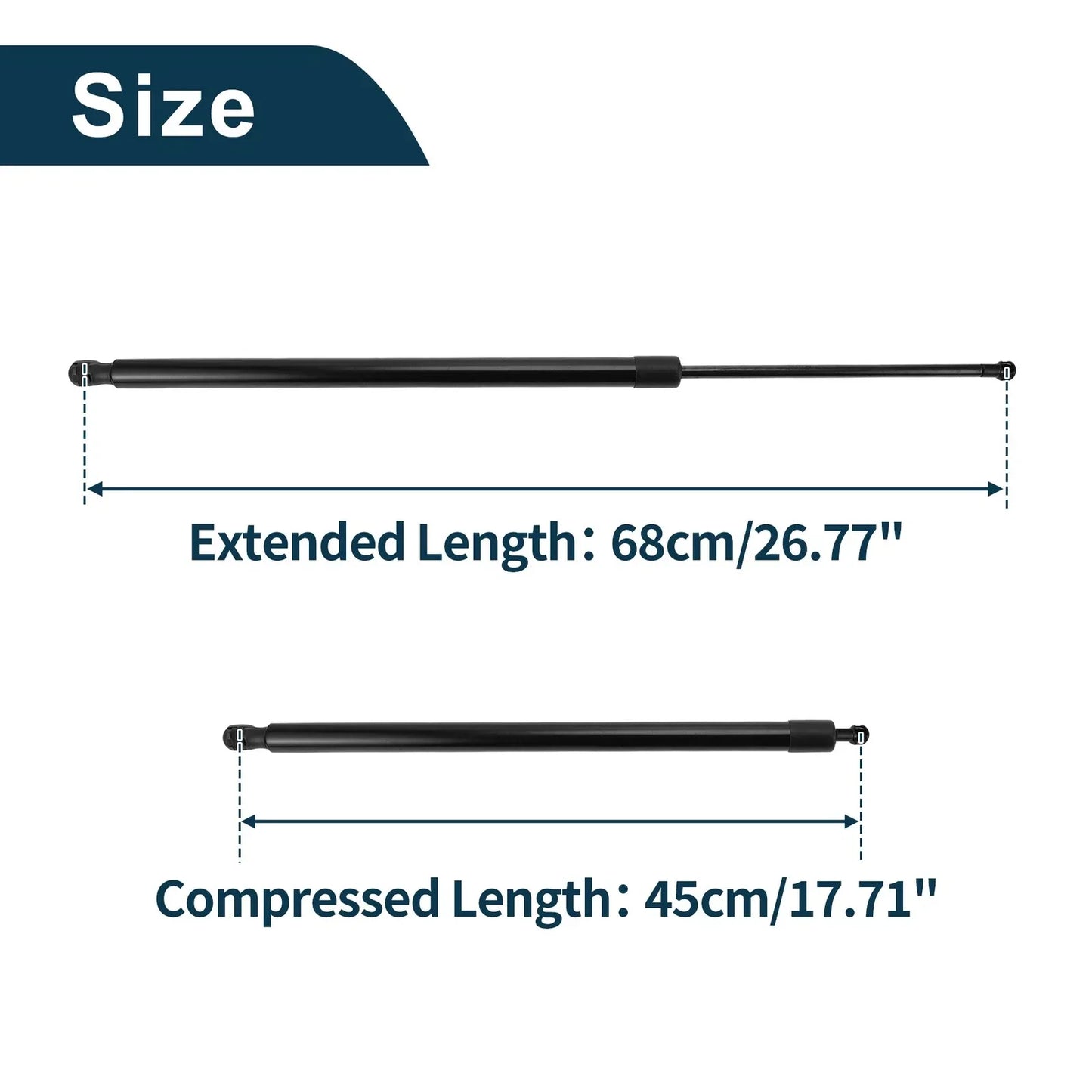 Rear Hatch Lift Supports for Honda Odyssey (2011-2023) - 2 x Gas Springs