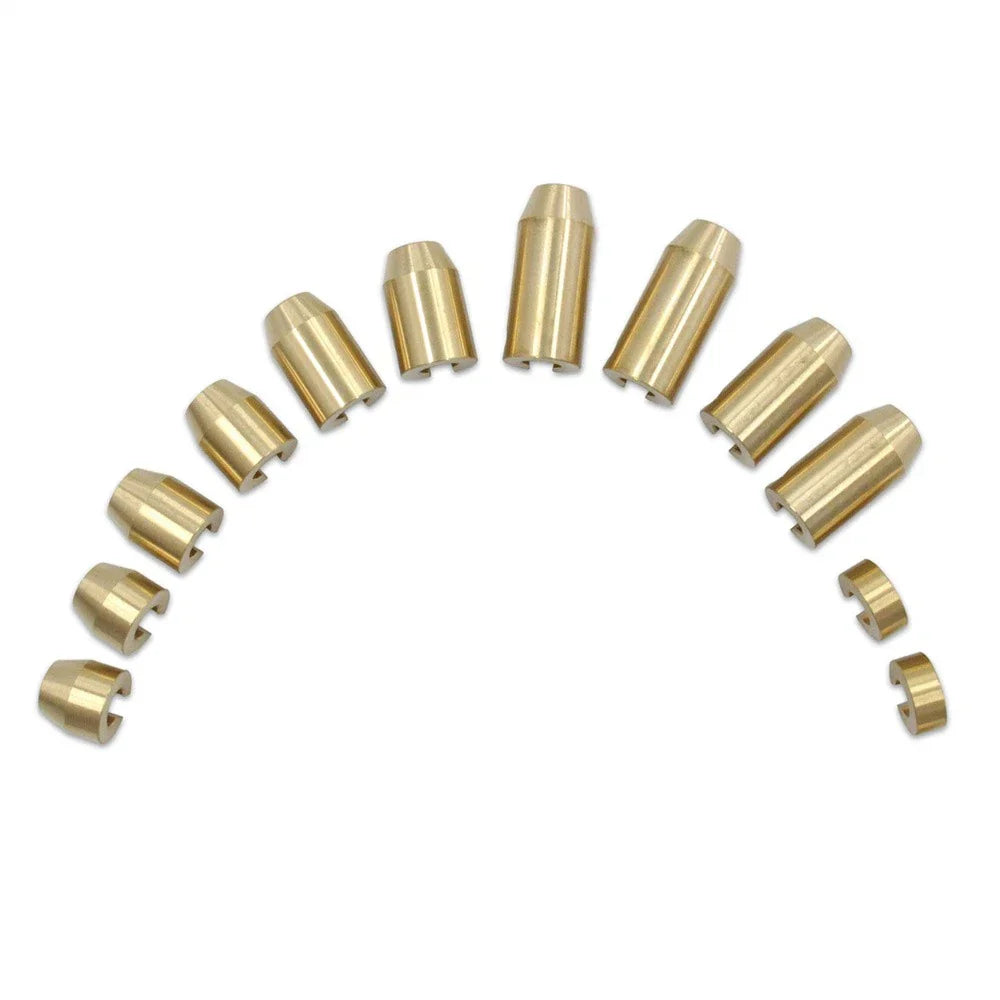 12x Brass Wheel Spoke Balance Weights for Motorcycle Spoked Wheels
