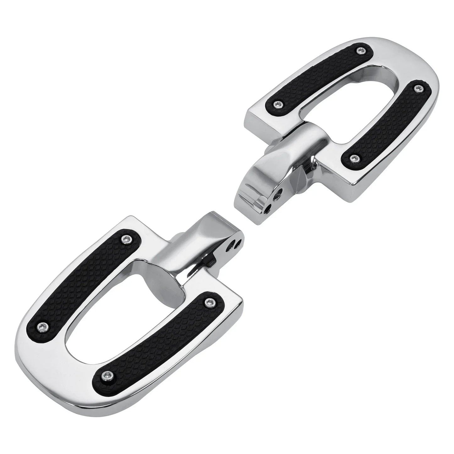 Chrome Passenger Footpeg Pegs for Harley Softail Fat Boy Low Rider (2018-2025)