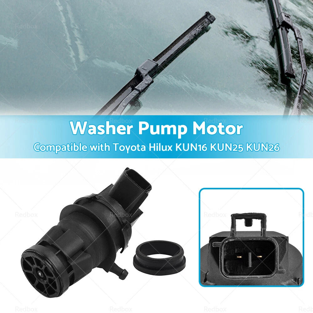 Windscreen Washer Pump Motor for Toyota Hilux KUN16 KUN25 KUN26 (2005-2015)