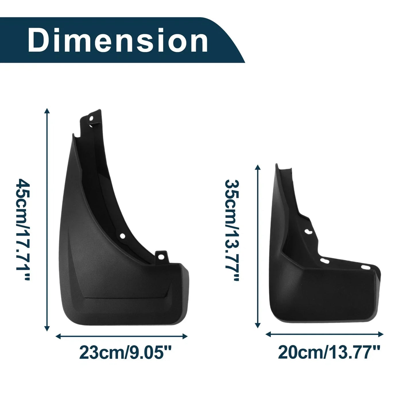 Mud Flaps Splash Guards for Mercedes Benz GLE Special Edition