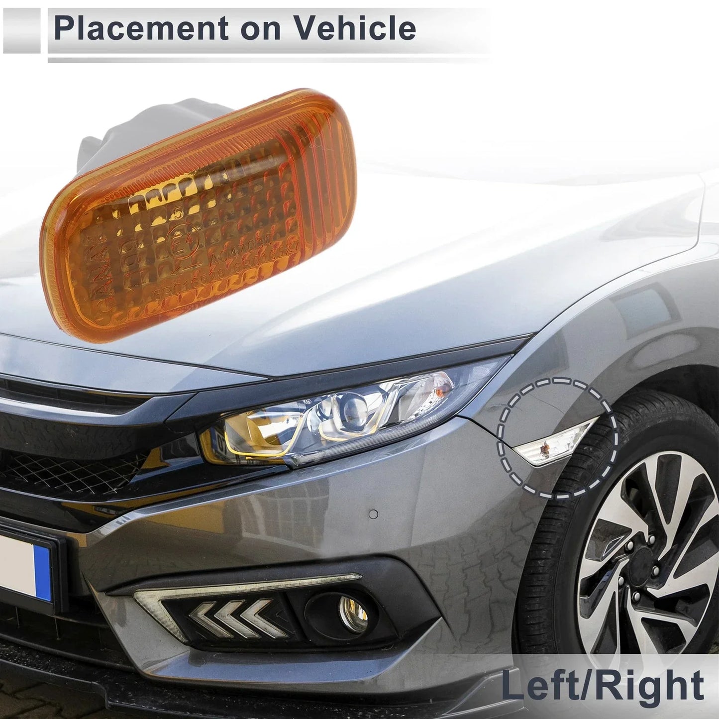 Car Side Marker Light Cover for Honda AZZ (2002-2008) 1 x Cover