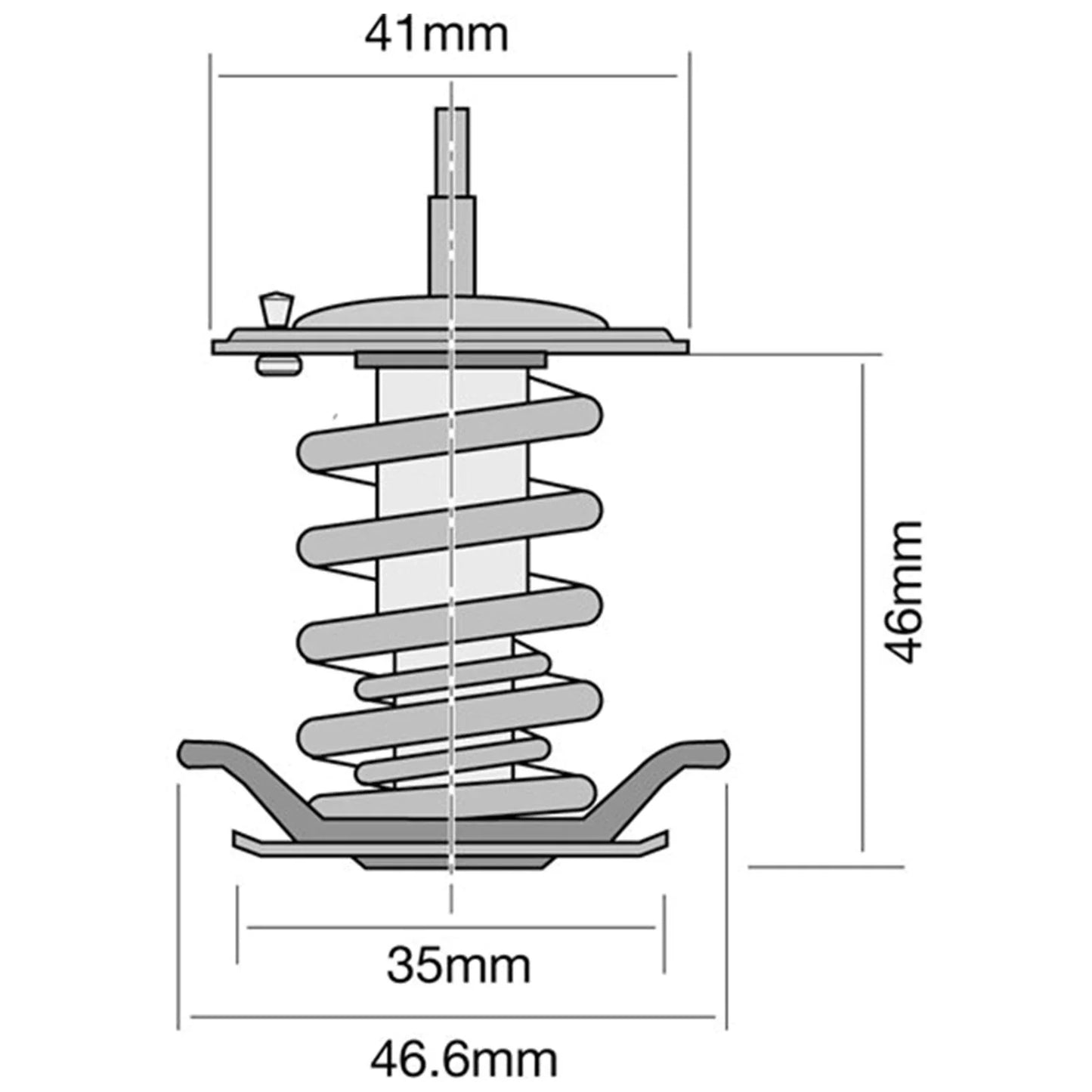 Thermostat for Toyota Landcruiser Prado VZJ120 V6 5VZ-FE 3.4L (2002���2005)