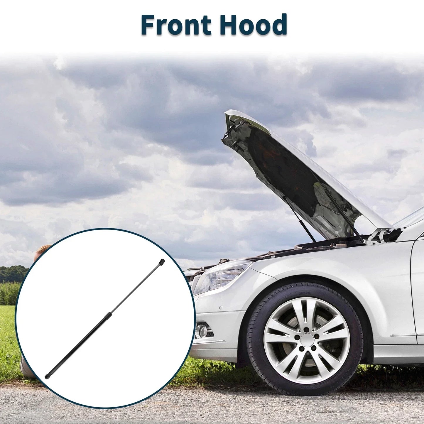Hood Lift Supports Struts for Hyundai Sonata Sedan (2006-2010)