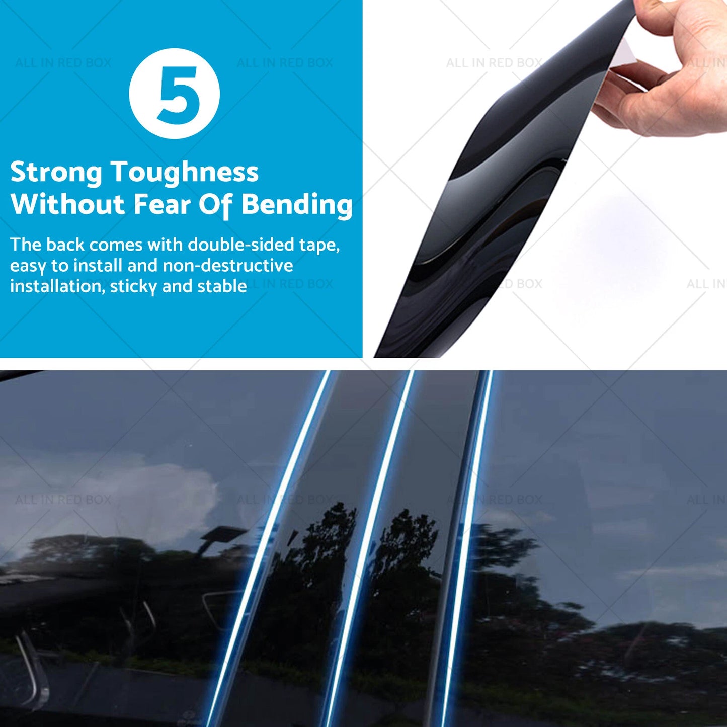 7pcs Pillar Post Cover Trims for Ford Explorer, Sport Trac (2002-2010)