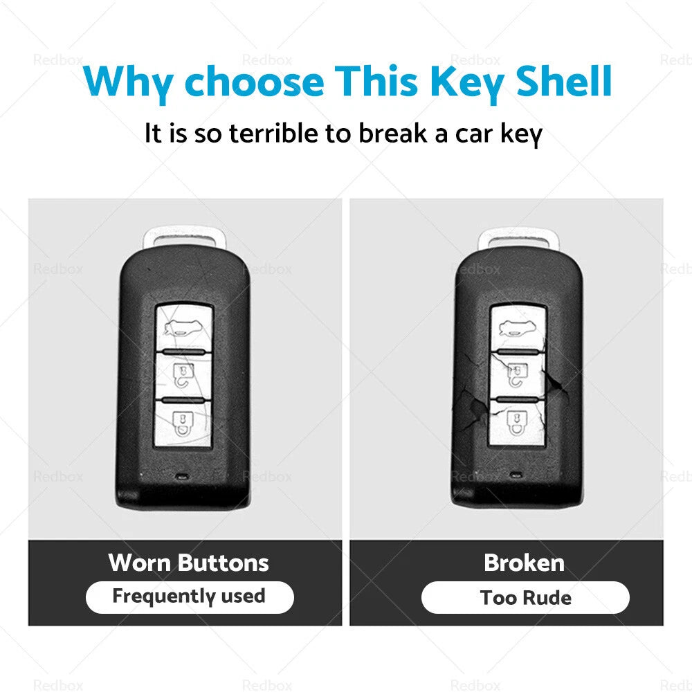 Carbon Fiber Key Fob Cover for Mitsubishi Outlander