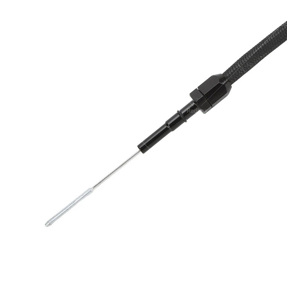 Black Braided Stainless Engine Oil Dip Stick for Holden Commodore (1997-2006)