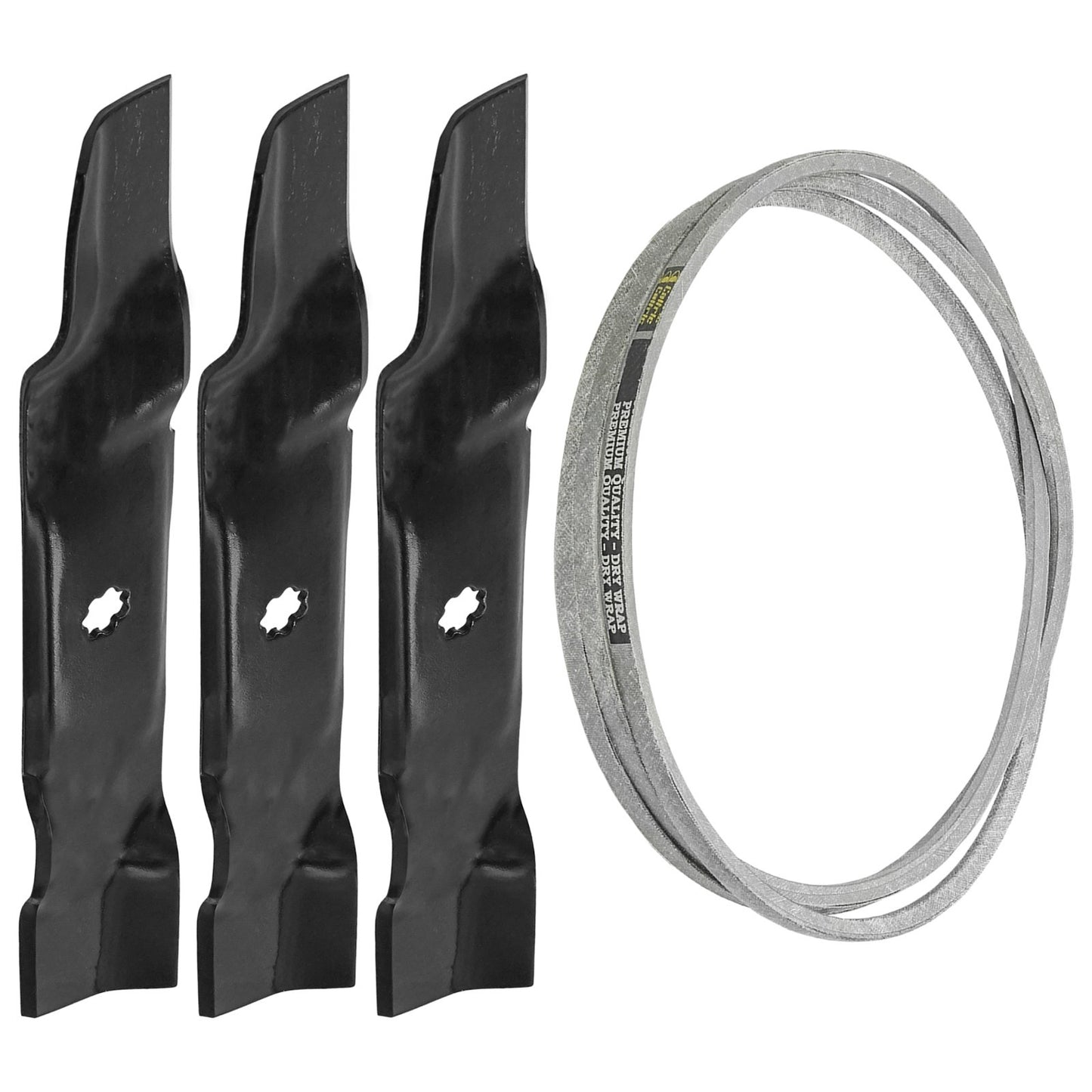 Deck Blade and Belt Replacement Kit for John Deere LA145 LA155 LA165 (1999–2007)