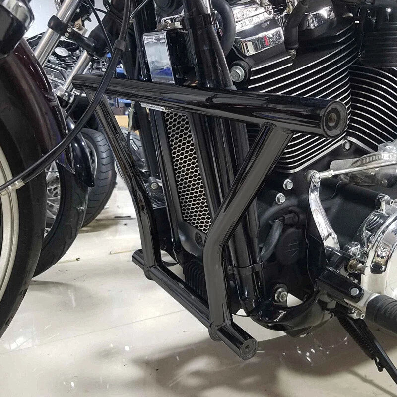 Matte Black Engine Guard Crash Bar for Harley Softail Deluxe Fat Bob(2018-2024)