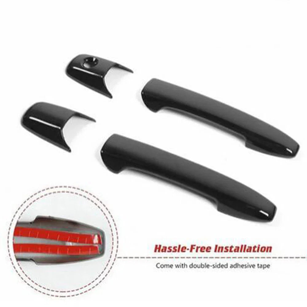 Front Left & Right Door Handle Cover Trim for Ford Mustang (2015-2023)
