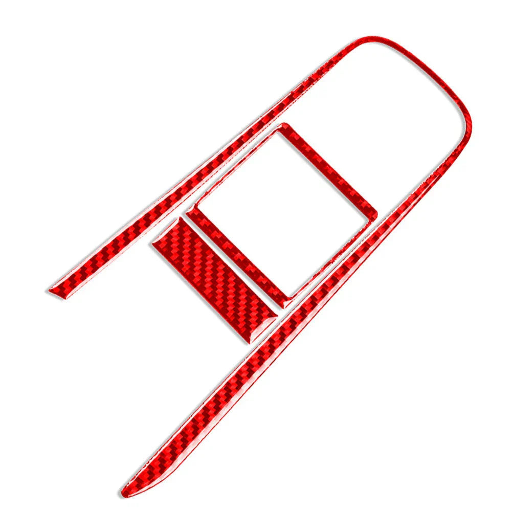 Red Gear Shift Console Panel Cover Trim for Lexus RC300 RC350 RC200T (2015-2022)