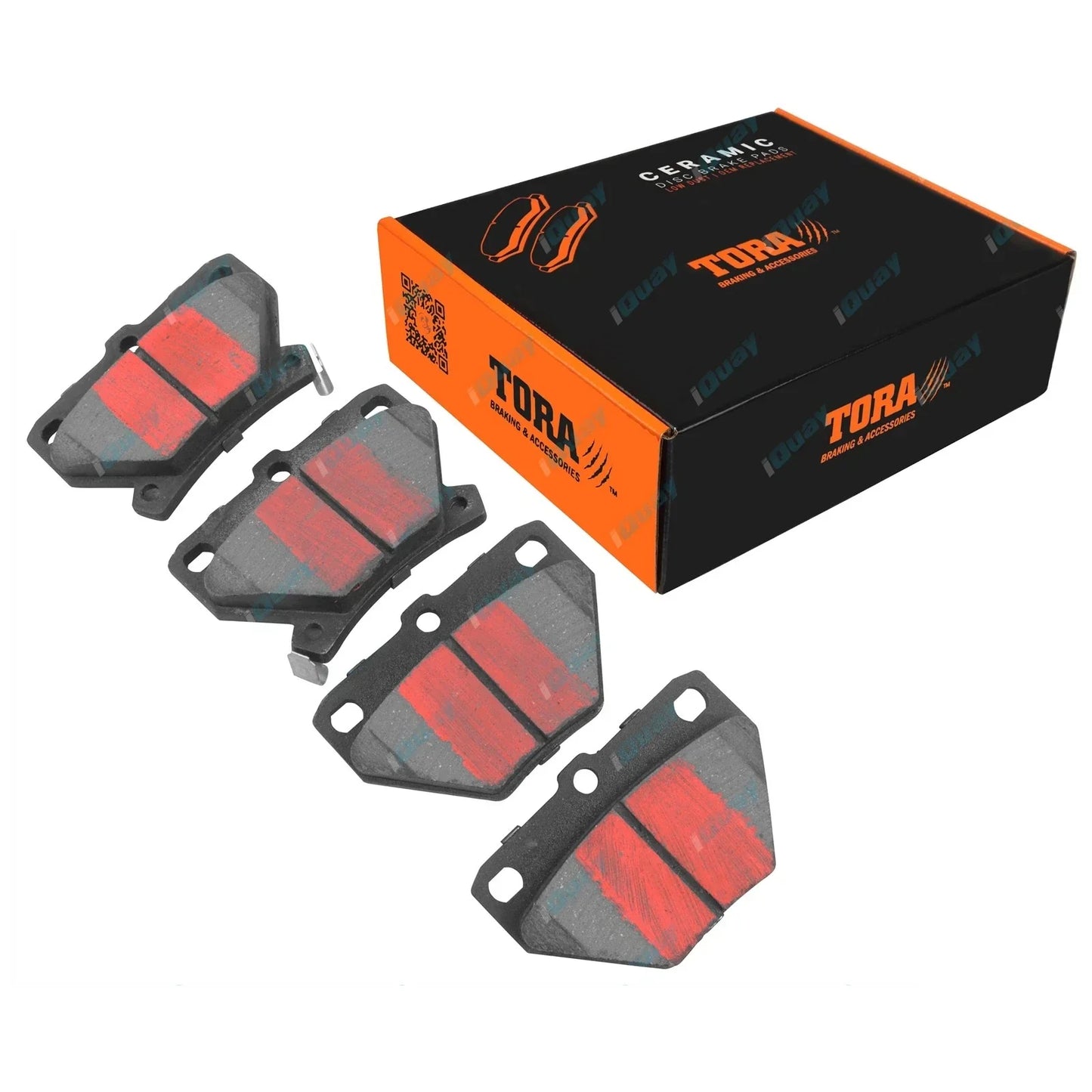 Rear Ceramic Brake Pad Set for Toyota Corolla ZZE122 4cy 1ZZ-FE 1.8L 2001~2007