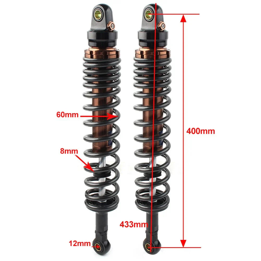 Adjustable Air Damper for Yamaha Suzuki Honda ATV Go Kart 400MM