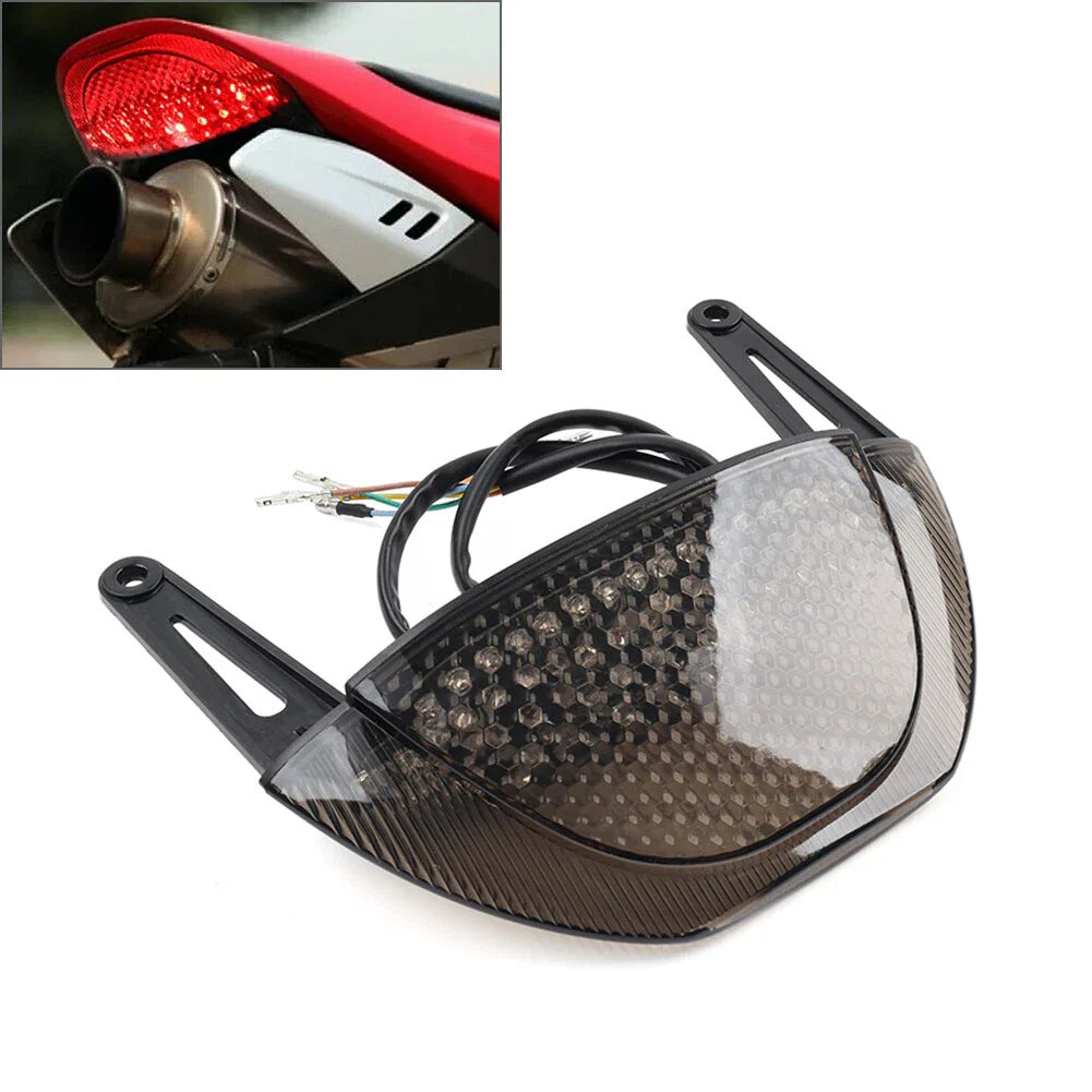 Smoke Rear Integrated Brake Turn Signal Taillight Lamp for Honda CBR600RR (07-12)