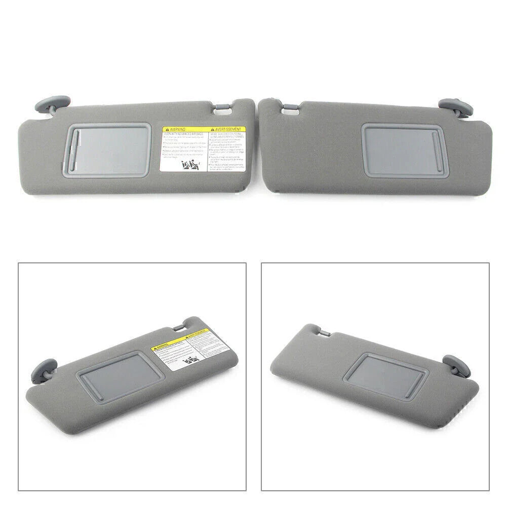 Gray Sun Visors for Toyota Tacoma (2005-2015)