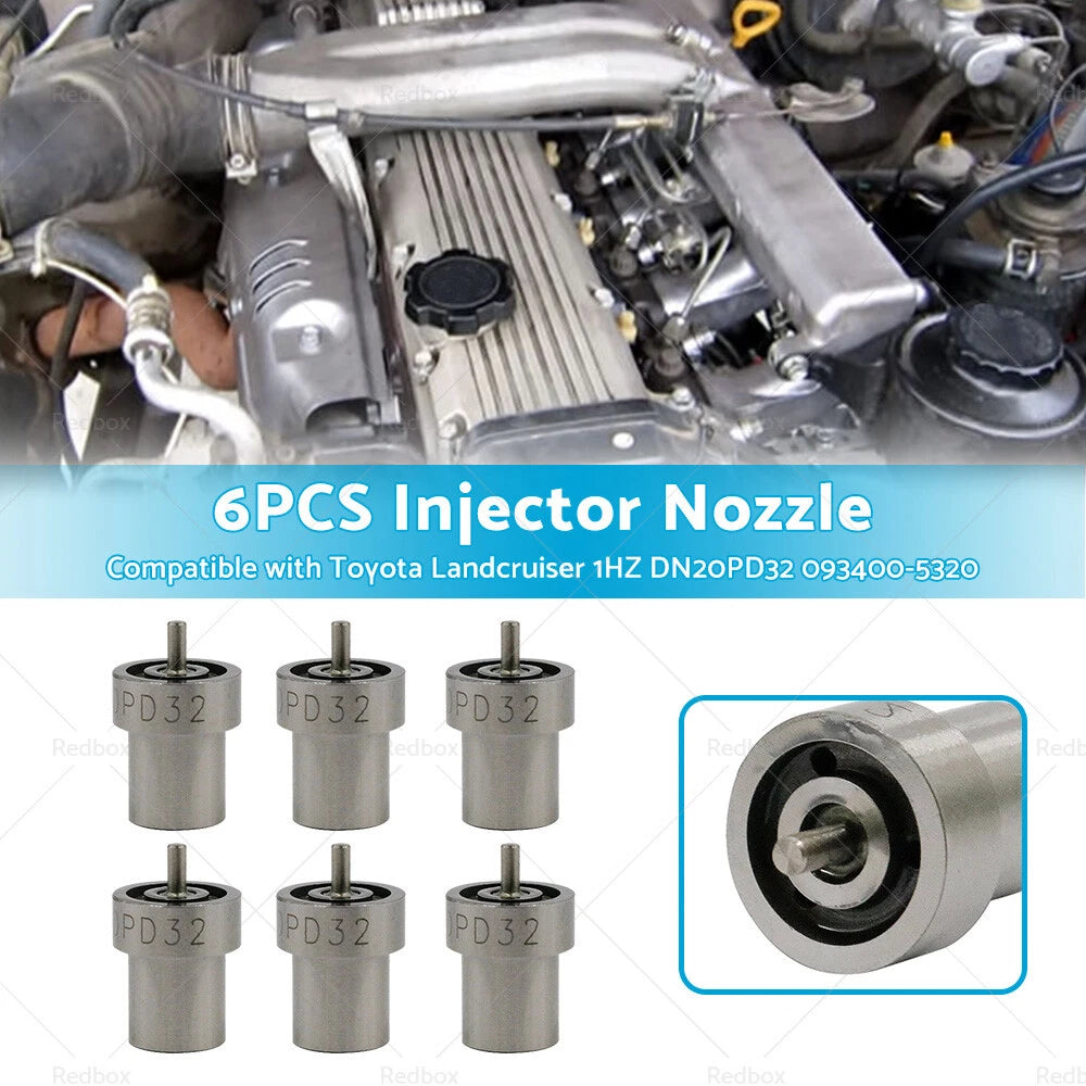6 x Injector Nozzle for Toyota Landcruiser 1HZ (1990-2007)
