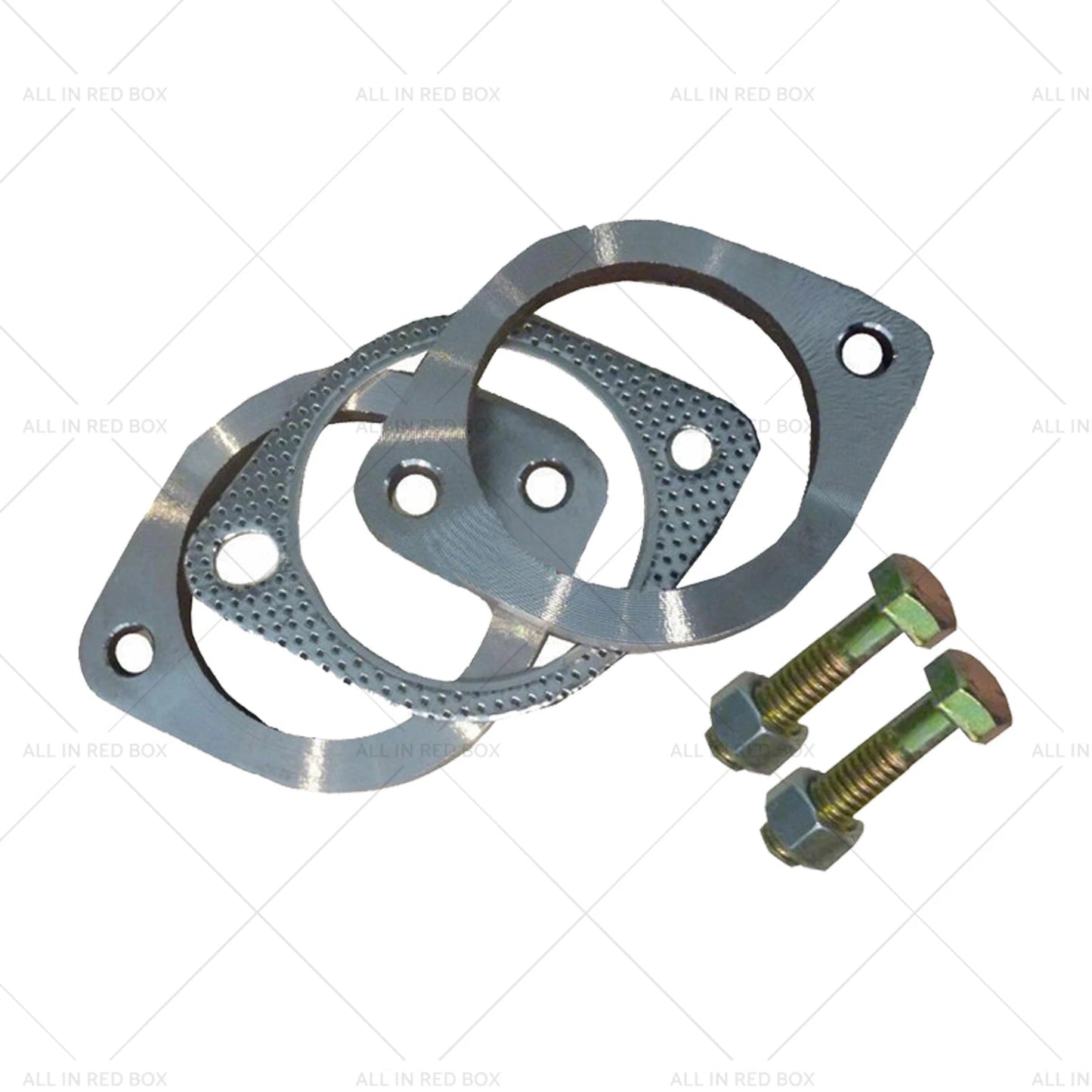 2.5" Stainless Steel Exhaust Flange Gasket Plate for Universal Vehicles (300)