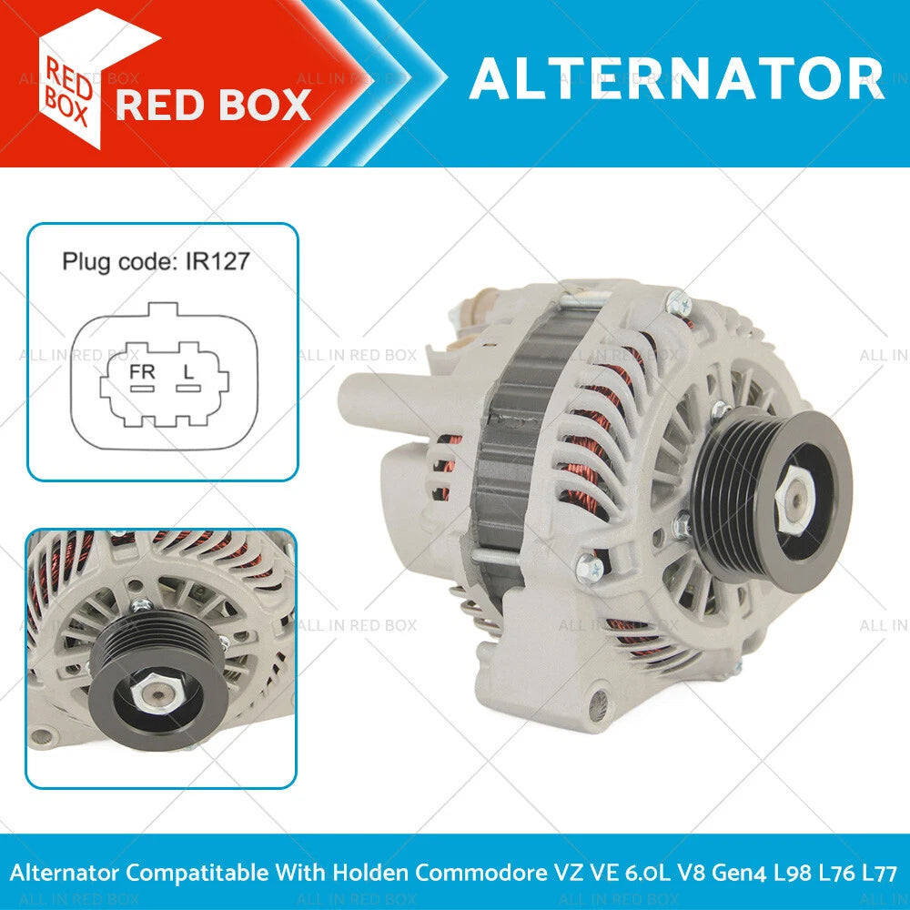 Alternator for Holden Commodore SS/SSV VE 6.0L 6.2L V8 (2007-2010)