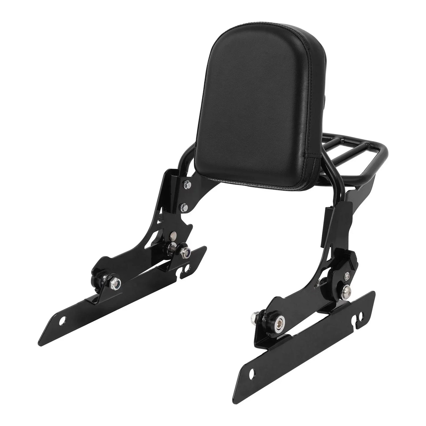 Sissy Bar Backrest Luggage Rack for Harley Dyna Street Bob (2006 - 2017) Black