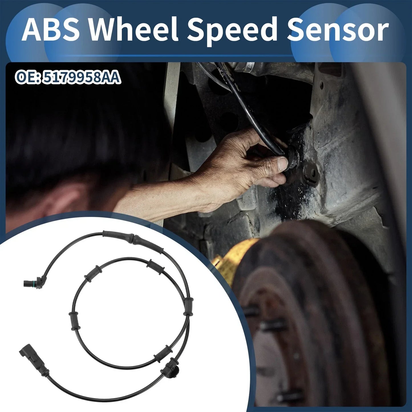 ABS Wheel Speed Sensor for Dodge Ram 2500 (2006-2008)