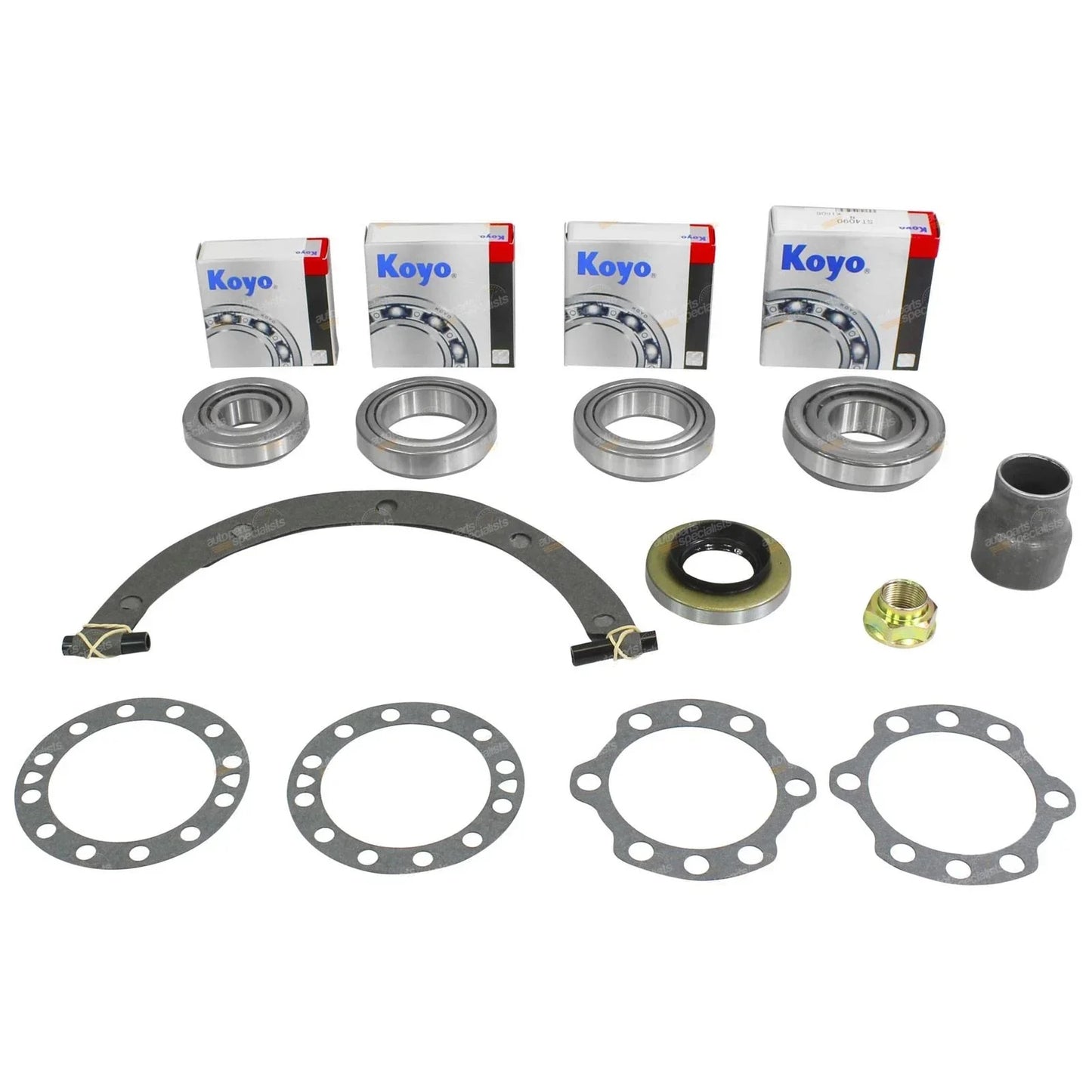 Rear Diff Rebuild Kit + Oil for Toyota Landcruiser HDJ78 HDJ79 HDJ80 (1990–2001)