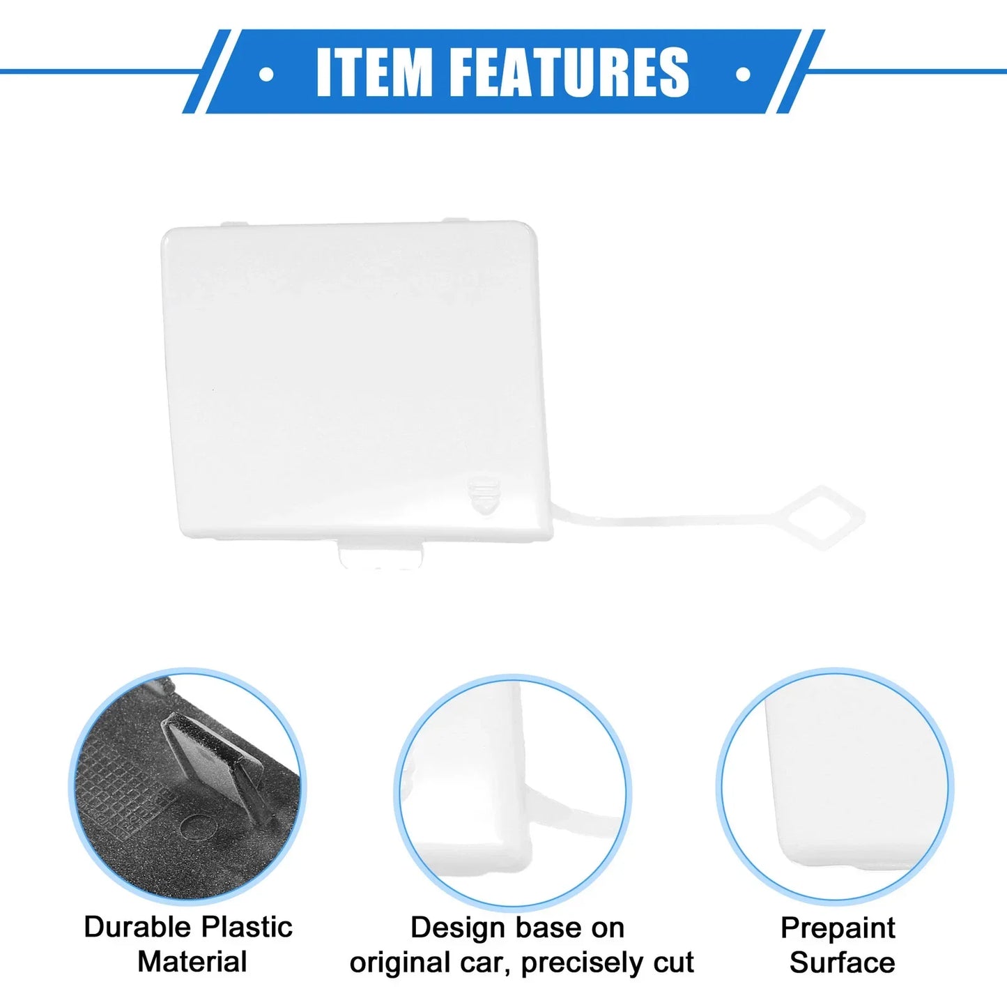 Car Rear Bumper Tow Hook Eye Hole Cover for Mercedes-Benz R350 (2011-2012)