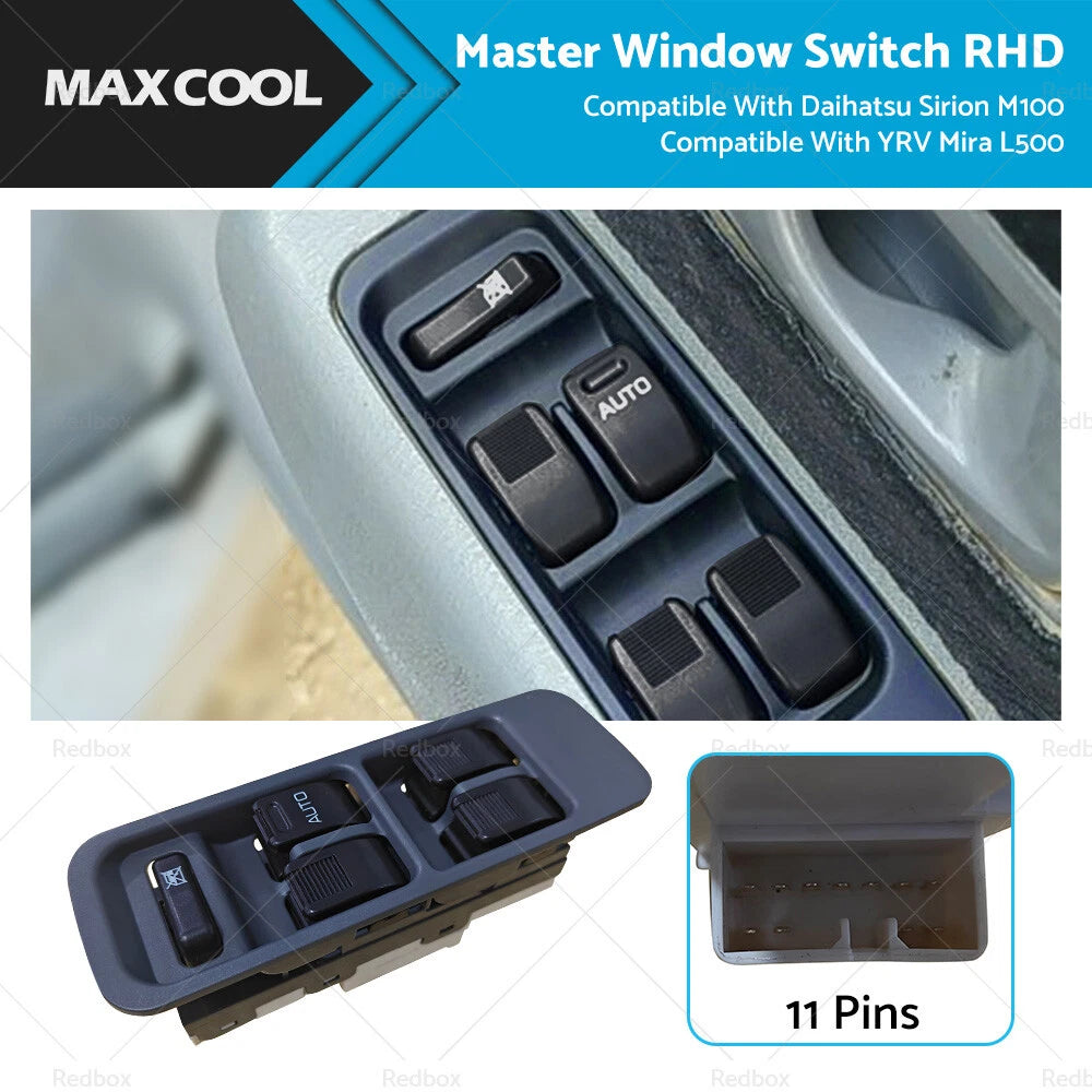 Master Window Switch for Daihatsu Sirion M100, YRV, Mira L500 (2000-2005)