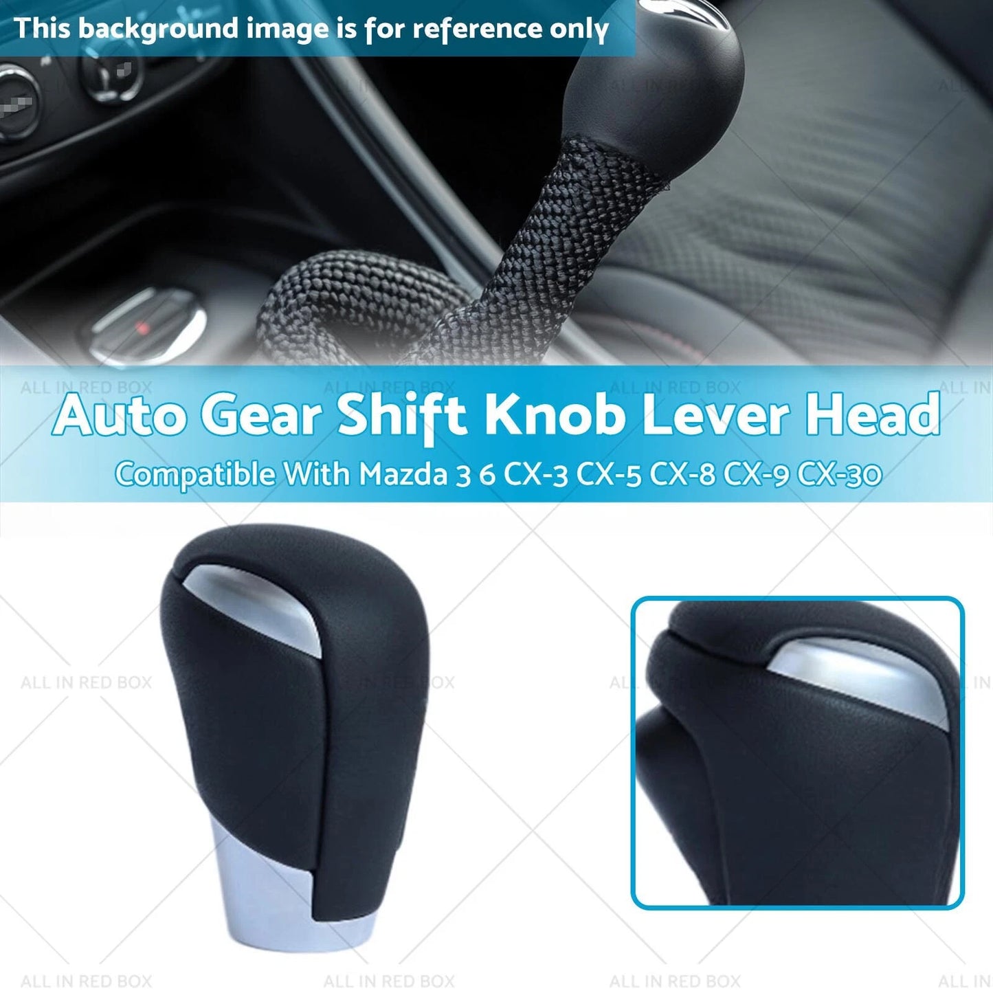 Gear Shifter Knob for Mazda 3 6 CX-3 CX-5 CX-8 CX-9 (2004-2023)