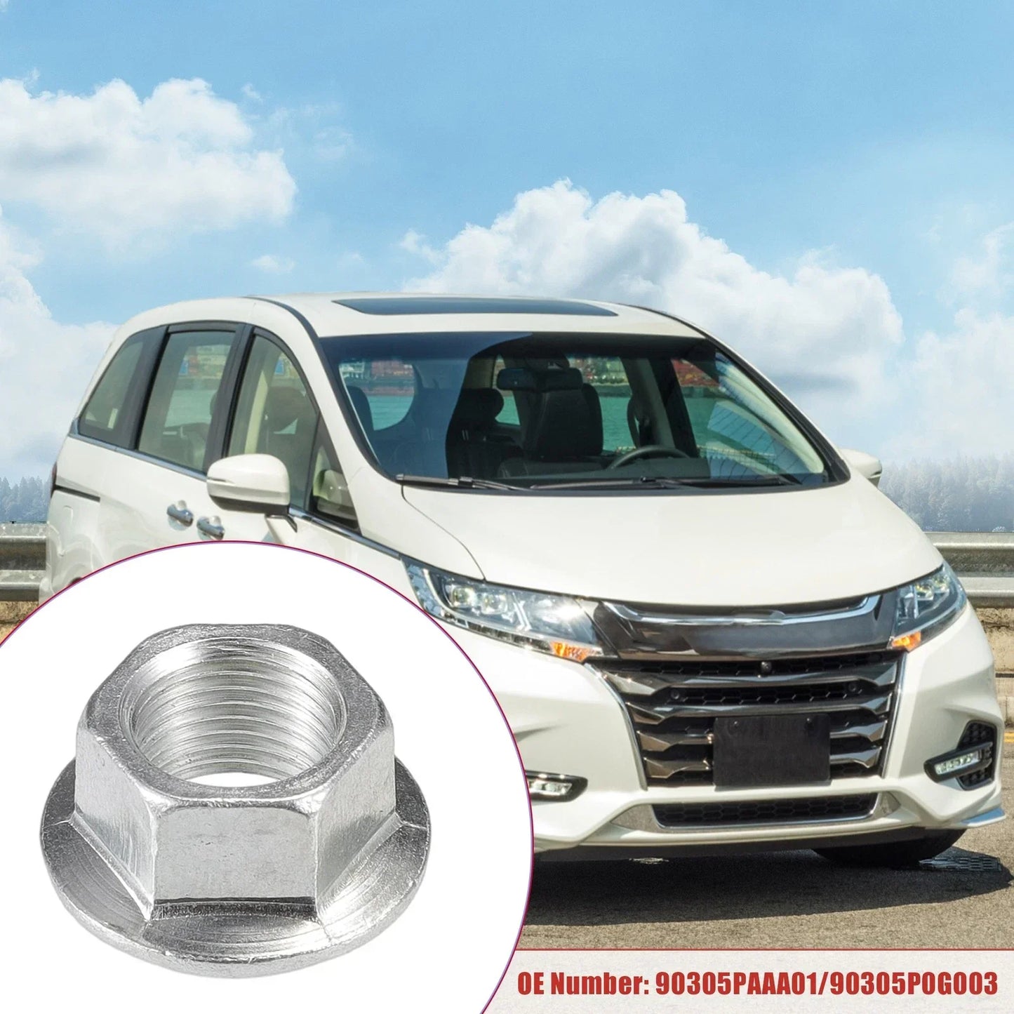 Power Steering Pump Pulley Nut for Honda Accord (2003-2007)