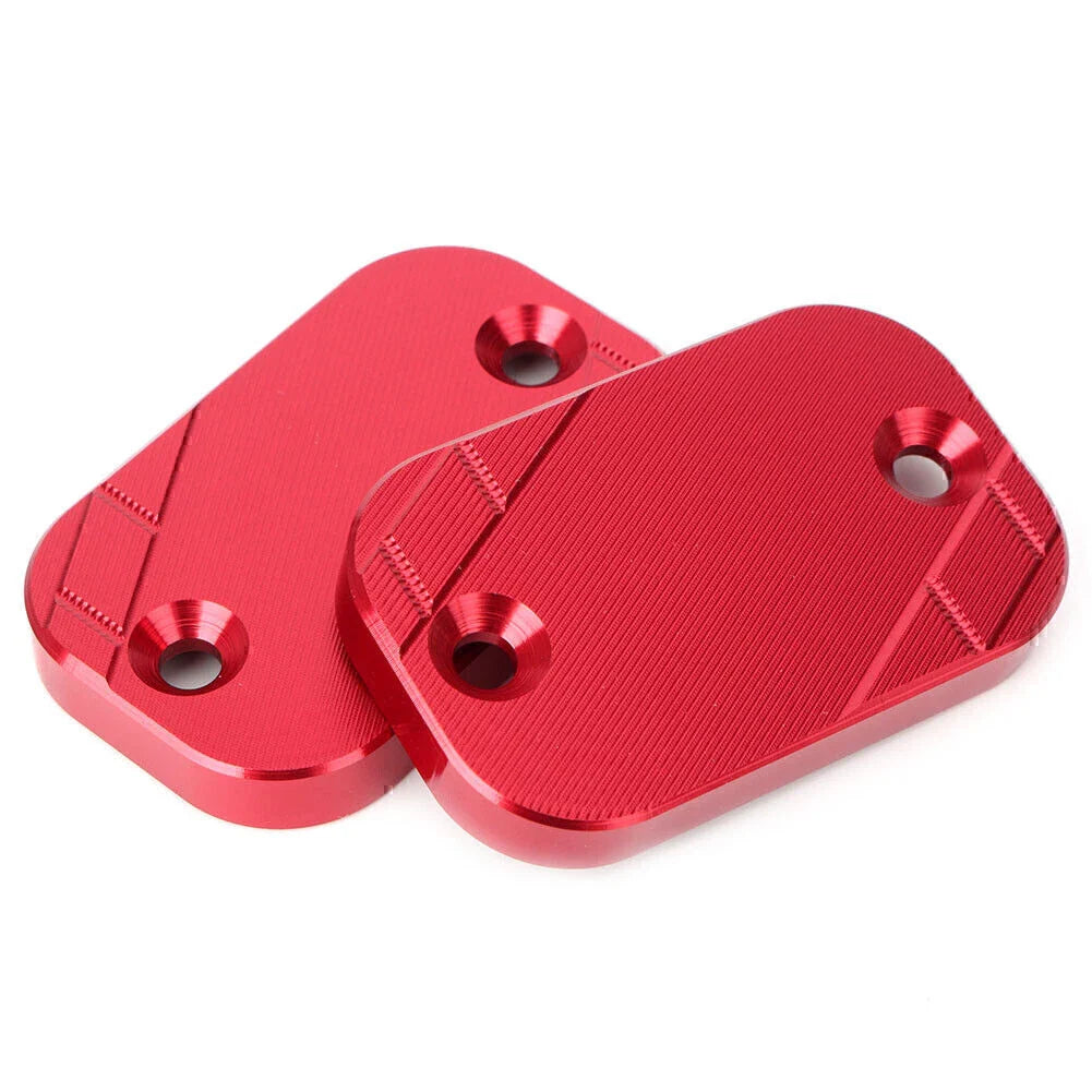 CNC Front Brake Reservoir Covers Aluminum Red for Yamaha NMAX (15-19)