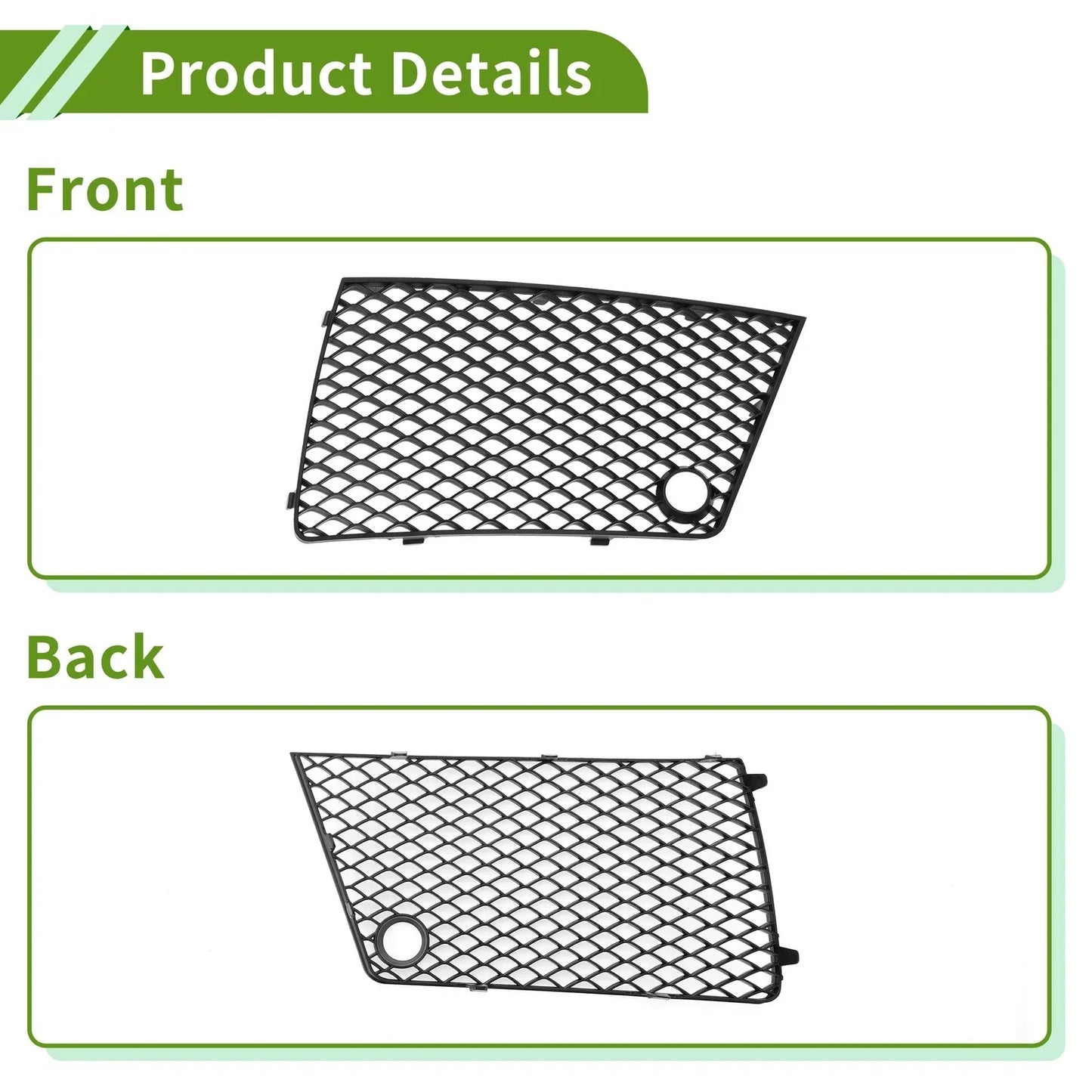 Front Right Fog Light Grill for Mercedes GL63 AMG (2013-2019)