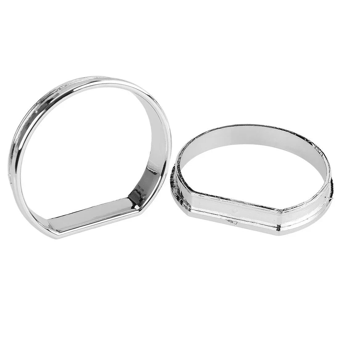 Silver Speedometer Rings Cover Set for BMW 3 Series E46 (2000-2006)