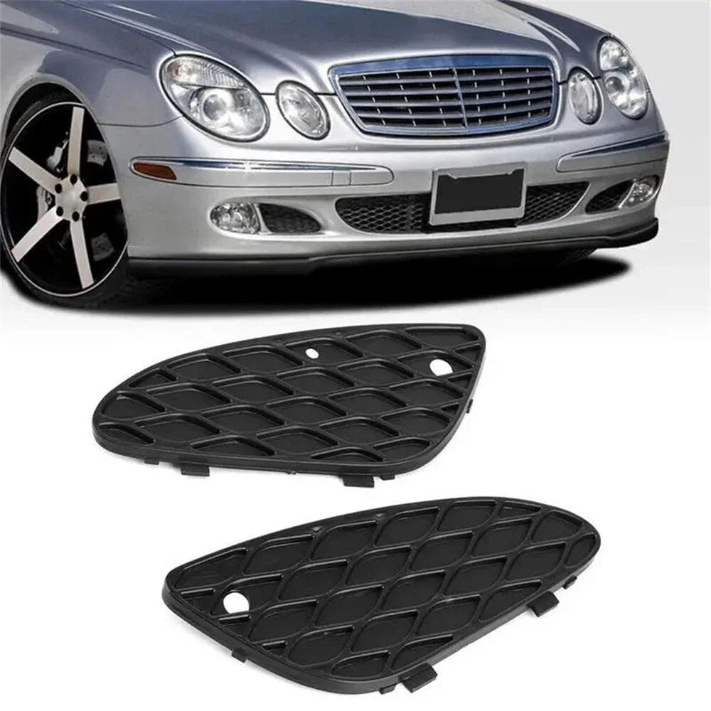 Front Bumper Grille Lower Covers for Mercedes Benz W211 E320 E500 (2003-2006)