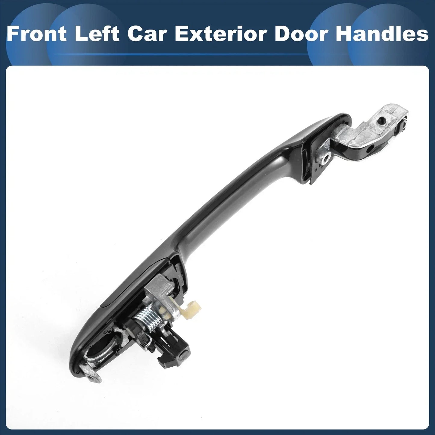 Front Left Exterior Door Handle for Honda Accord (2018-2023) Silver Tone