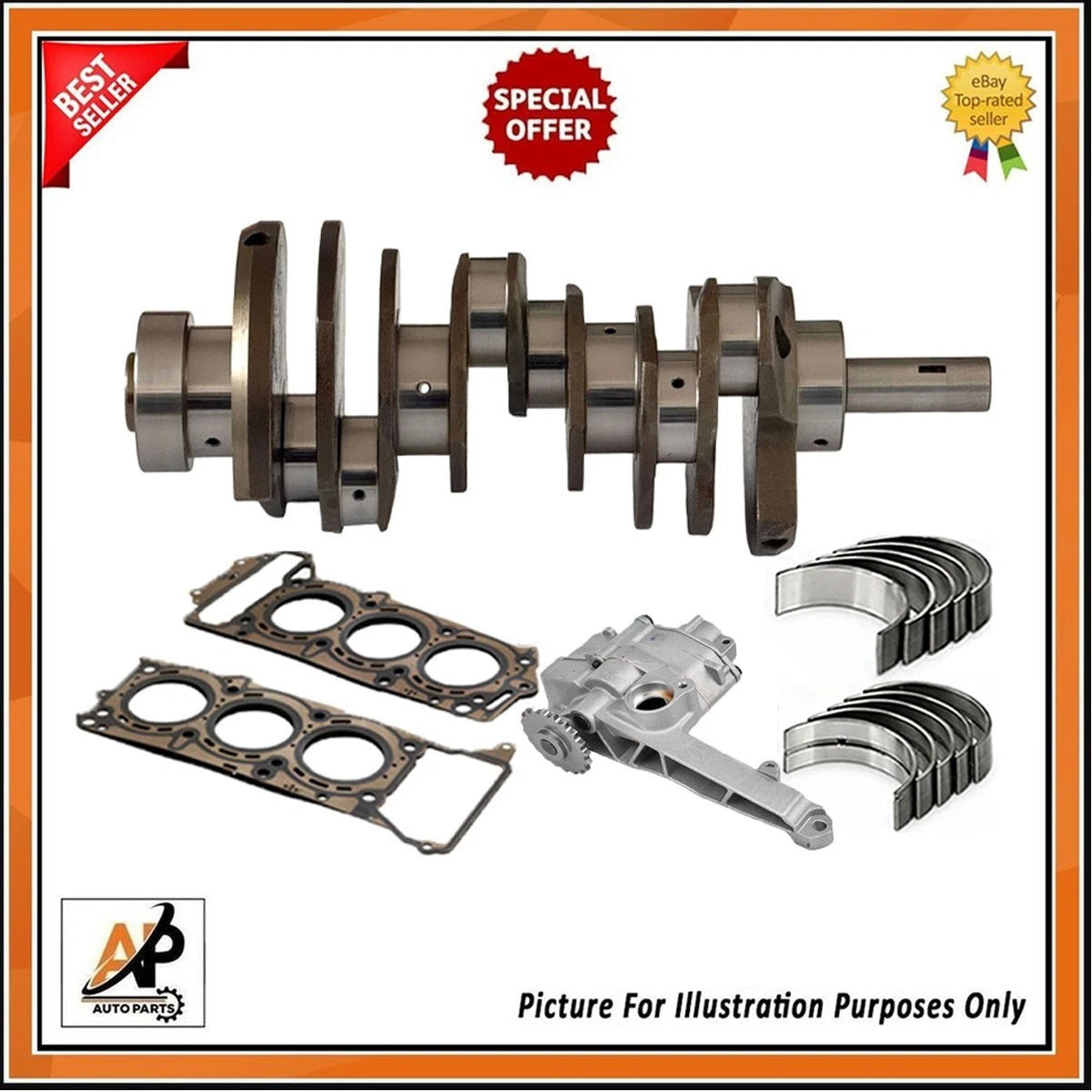 Crankshaft Rebuild Kit for Mercedes-Benz S-Class W222 V222 X222 (2017–2020)