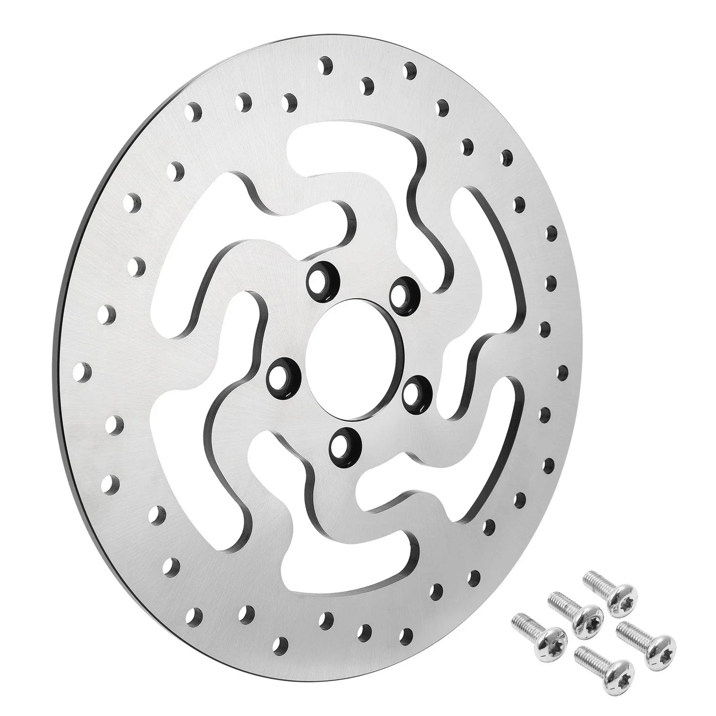 Rear Brake Disc Rotors & Bolts for Harley Touring Electra Road Glide