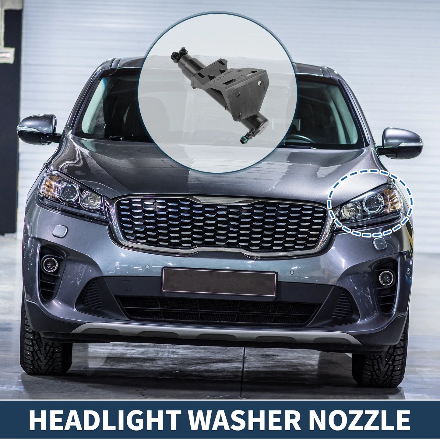 Driver Side Headlight Washer Nozzle for Mercedes-Benz ML350 (2006-2011)