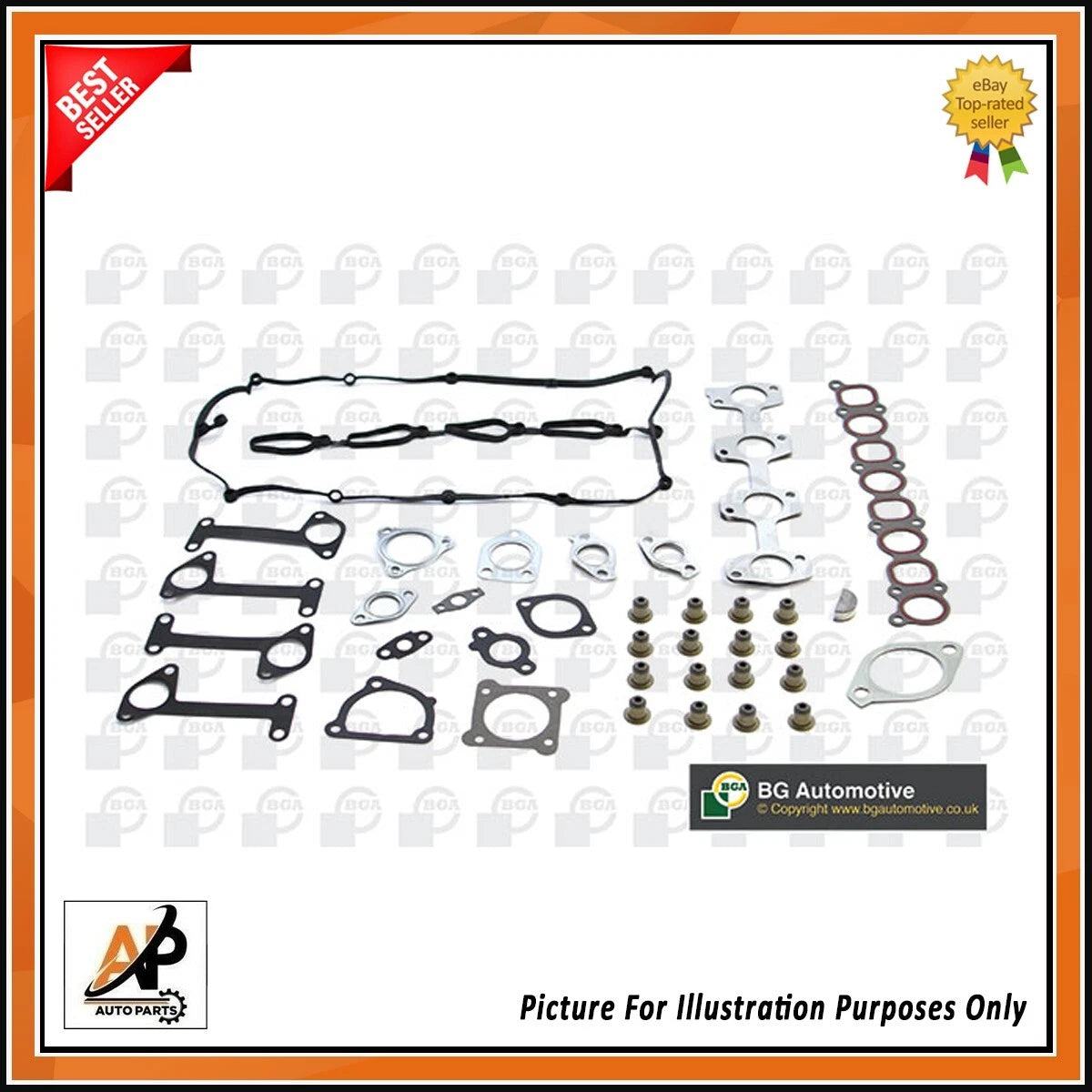Head Gasket Kit for Hyundai Kia 2.5 CRDi D4CB Diesel (1995–2010)