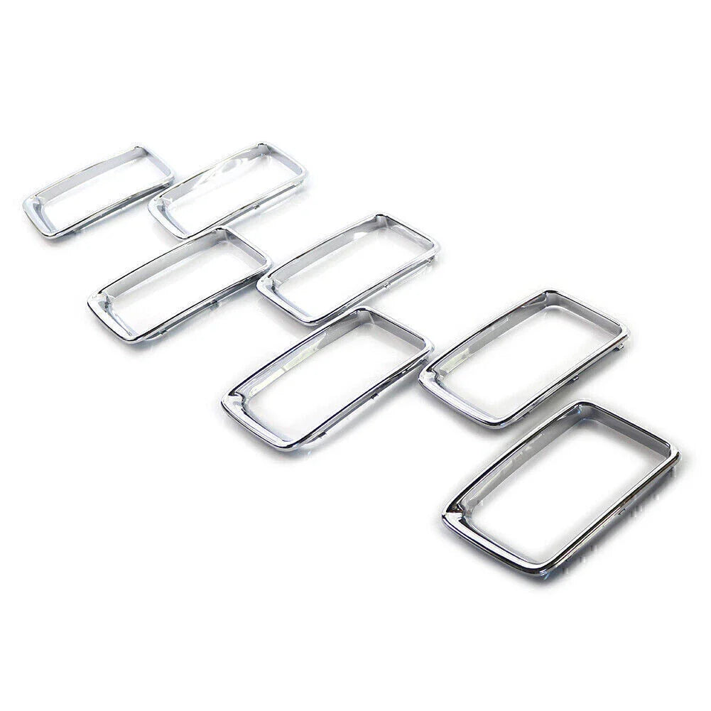 7 Pcs Front Grille Trim Cover for Jeep Grand Cherokee (2014-2016)