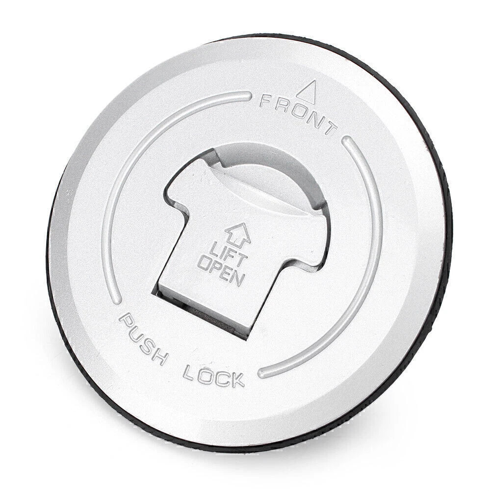 Silver CNC Gas Fuel Tank Cap for Honda CB600F Hornet, CBR250R (1998-2015)