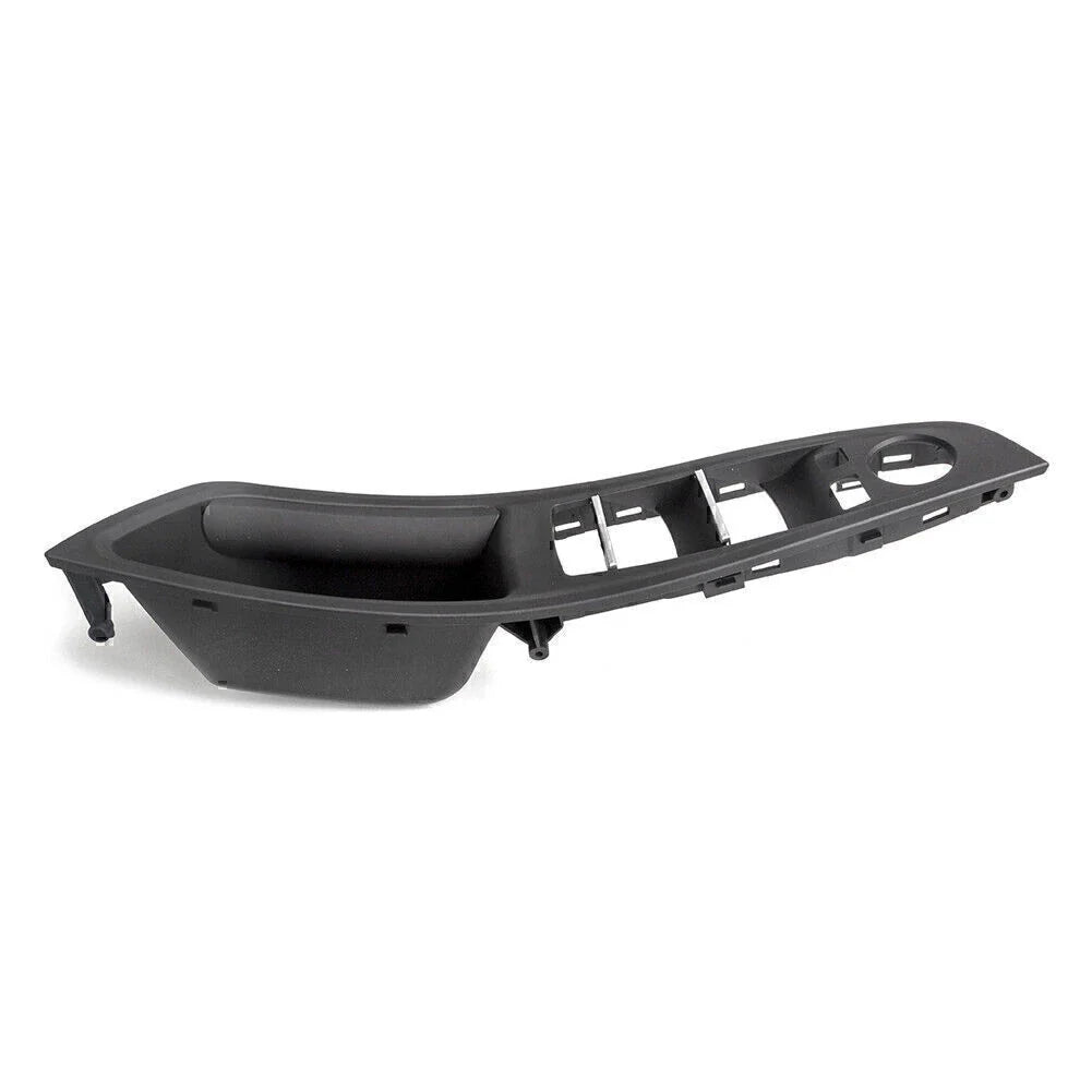 Black Front Inner Door Handle Trim Cover for BMW 5 Series (2010-2017)