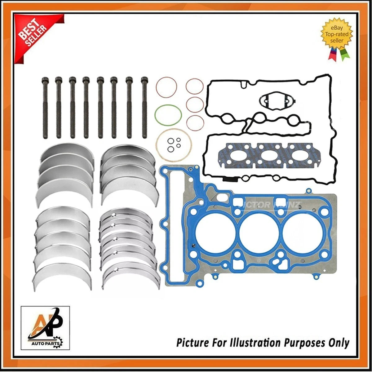 Engine Rebuild Parts Kit Replacement for BMW X1 F48 B38A15 (2016–2022)