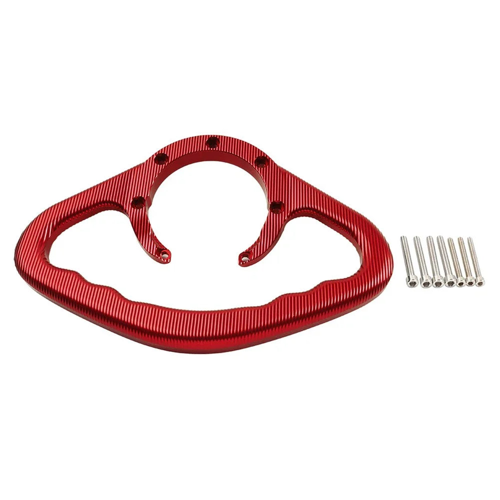 CNC Red Hand Grip Tank Grab Bar Handles for Honda Motorcycle