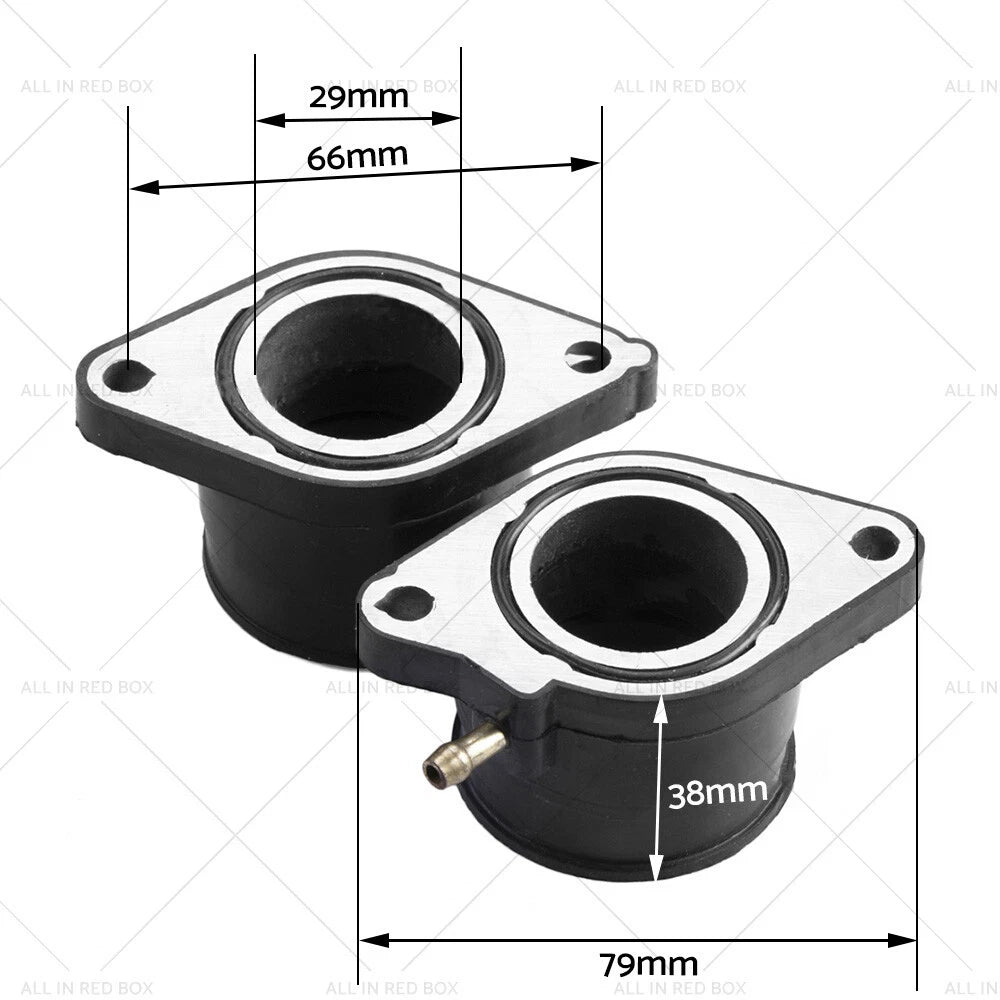 Carburetor Intake Manifold Boots for Yamaha XT600 XT600E XT600Z TT600 XT500
